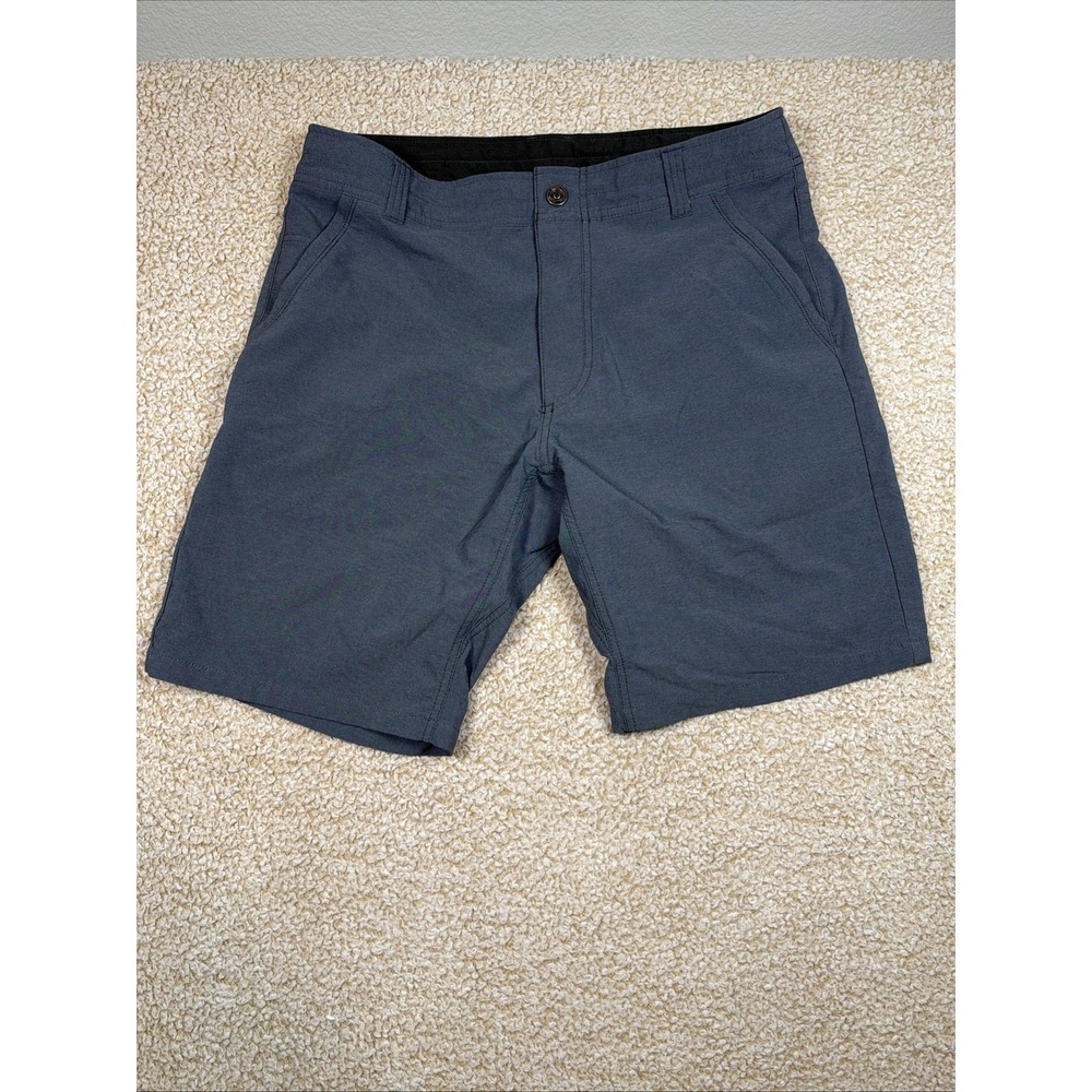 Kuhl Shift Amphibia Shorts Mens 34 Gray/Bl Hybrid Performance Stretch 10" Inseam